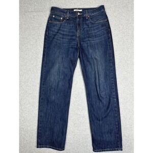 Levi's 514 Jeans Womens 29 Blue Low Pro Straight Denim Medium Wash Zip Fly